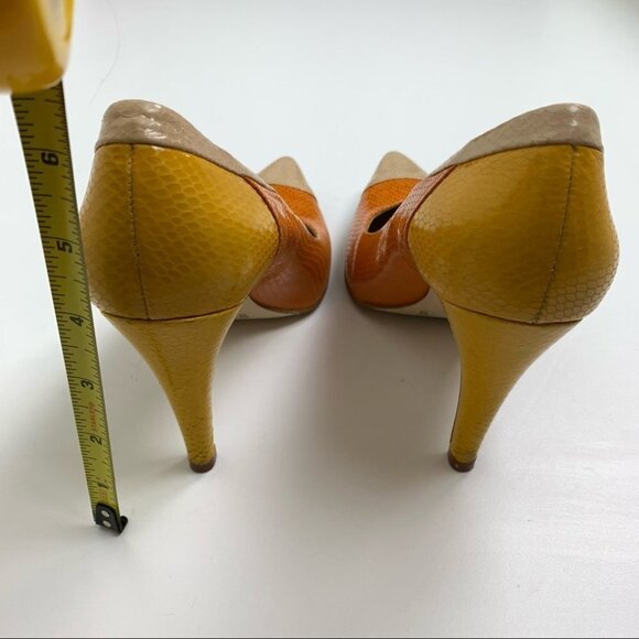 Bcbg  Colourblock Pumps Size 8 - Picture 4 of 10